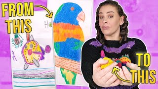 Bringing drawings to life with CROCHET!