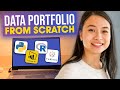 🤩 Build Awesome Data Analytics Portfolio from Scratch in 2022 // 4 Portfolio project ideas