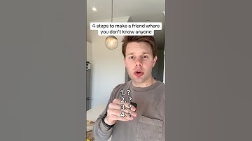 4 steps to make a friend where you don’t know anyone #friends #andrewgodwin