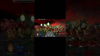 Brutal Doom Monster Infighting Horde Baron of Hell vs Revenant