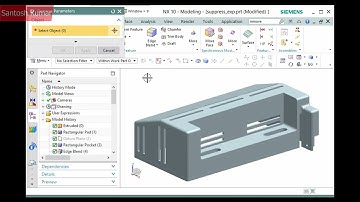 NX 12.0 | SIEMENS | Walkthrough - REMOVE PARAMETERS