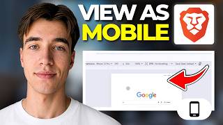 How to View a Webpage As Mobile In Brave Browser (Tutorial 2026)