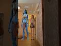 Height Comparison with Neytiri🩵 #fyp #goviral #tallgirl #giant #avatar #neytiri #height #comparison
