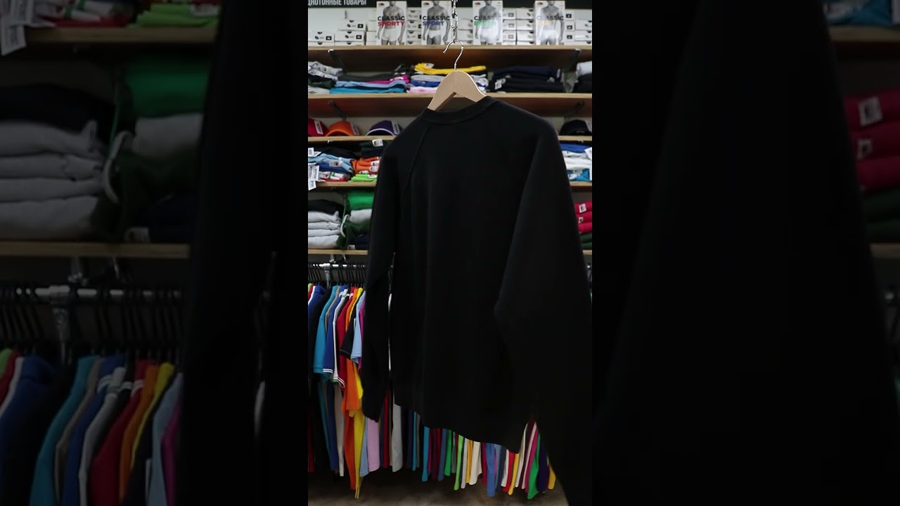 Fruit Of The Loom Classic Raglan Sweatshirt Black 