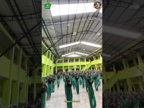 Kegiatan Senam Pagi MTs N 1 Bandar Lampung