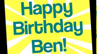 Happy Birthday Ben
