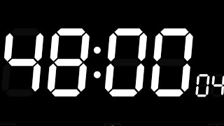48 Minute Timer ⏳ for Work, Study & Productivity | Full Screen Countdown