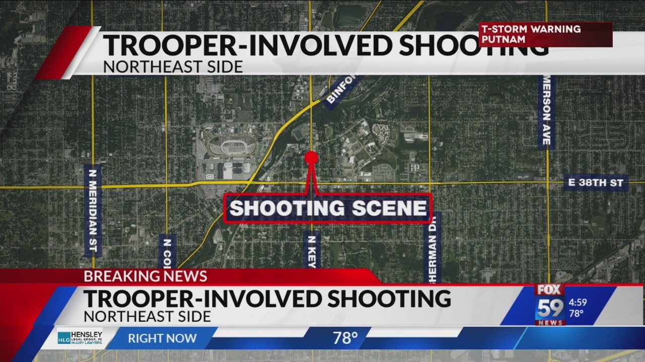 ISP Troopers, IMPD officers involved in Indy shooting - YouTube