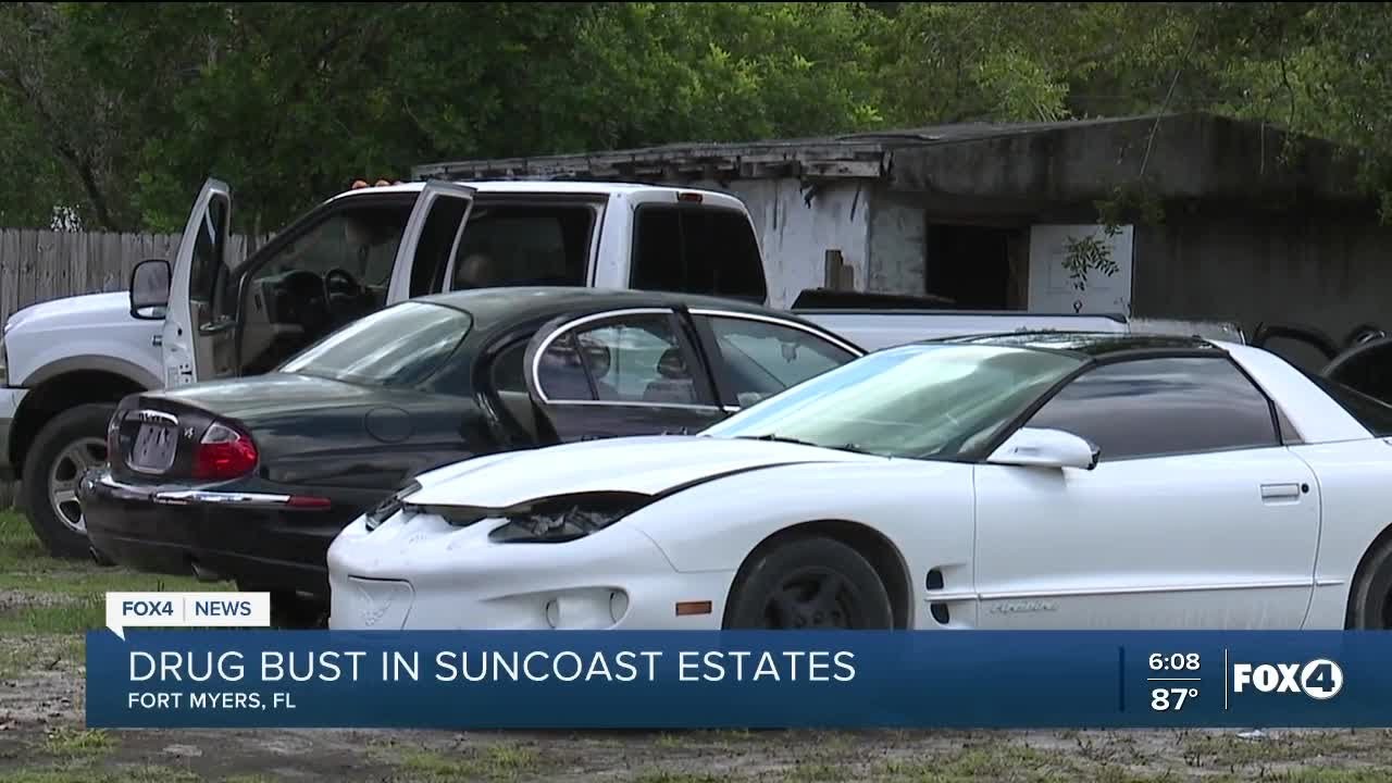 Drug bust in Suncoast Estates - YouTube