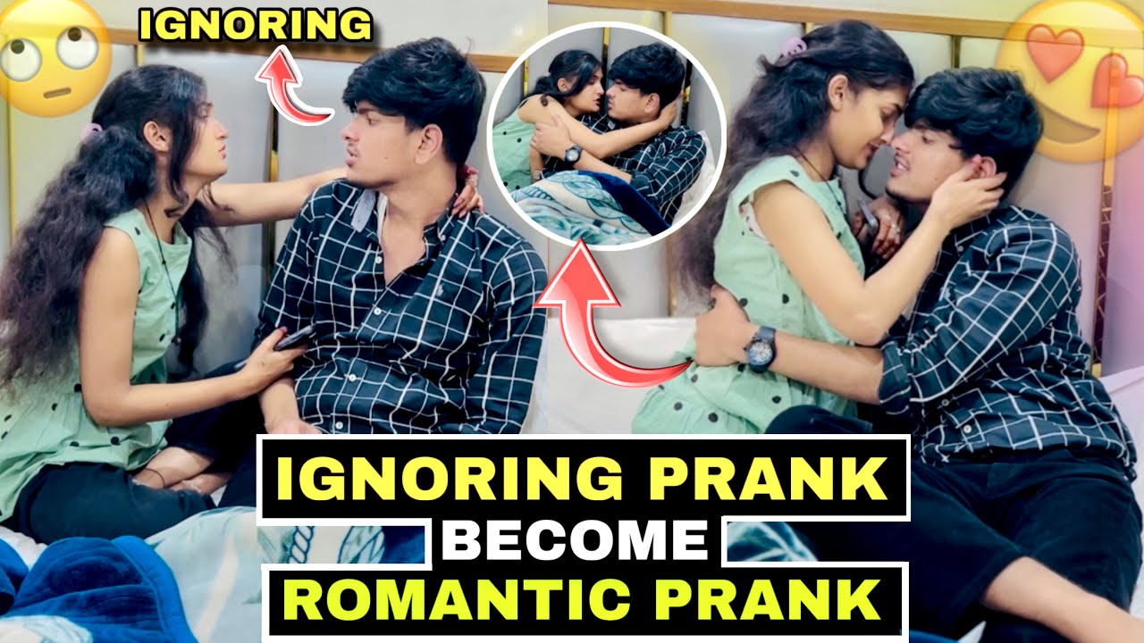 IGNORING PRANK BECOME ROMANTIC PRANK 😍 || PRANK ON GIRLFRIEND 😜 || @SureshkPrank #coupleprank
