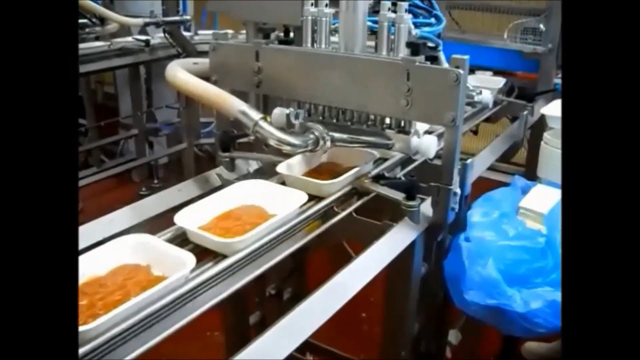 Linea Semi-Automatica per Lasagne e Cannelloni Pronti: 600-1.200 vaschette/ora