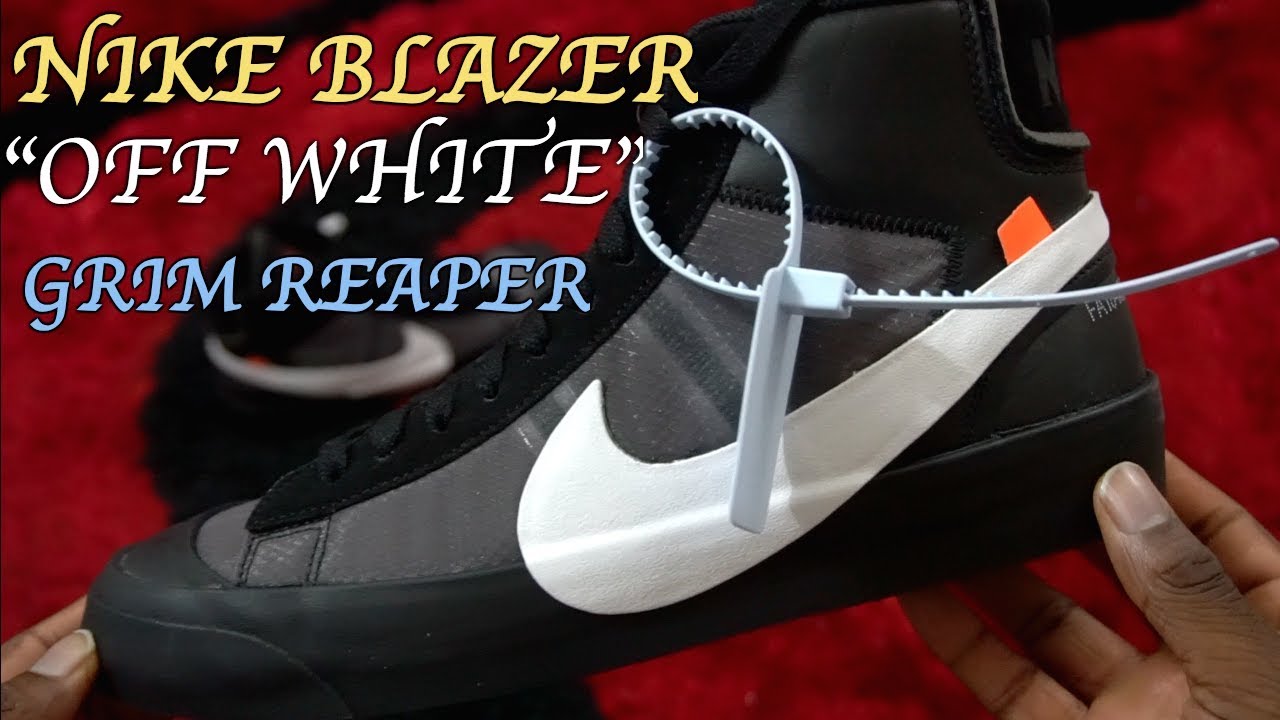 Off White Nike Blazer Mid Grim Reaper Review & On Feet 