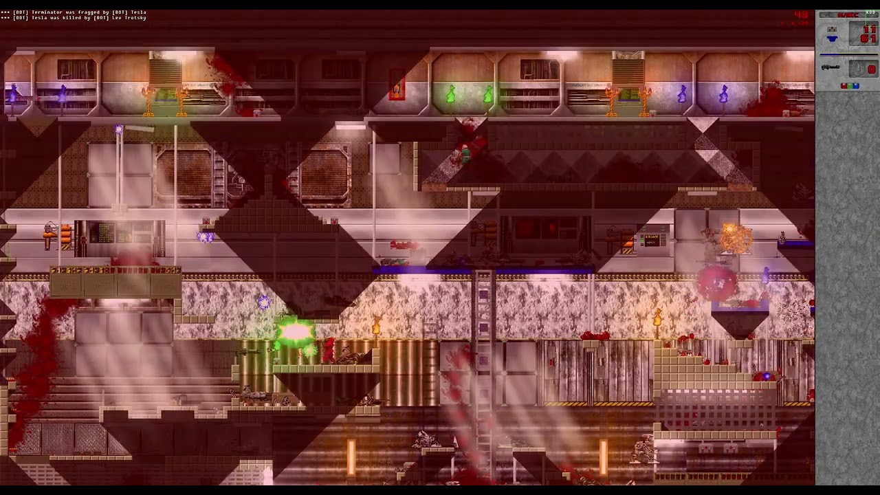 В Doom 2D Forever это, наверное, самая необычная карта.