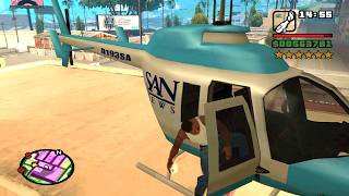 ⭐⭐⭐⭐⭐⭐SIX STARS WANTED LEVEL RAMPAGE WITH MINIGUN | 6 STAR WANTED LEVEL ESCAPE IN GTA SAN ANDREAS