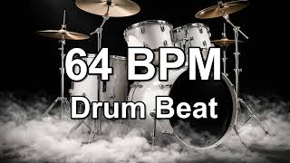 64 BPM Rock Drum Beat for Musical Practice