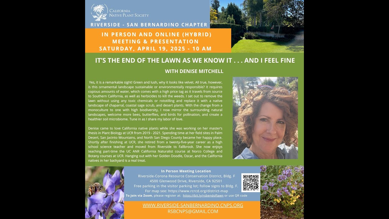 It's the End of the Lawn as We Know It . . . And I Feel Fine! with Denise Mitchell