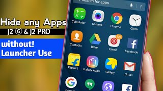 How to Hide Apps on samsung J2 PRO