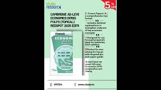 Cambridge AS-Level Economics (9708) – RedSpot 2025 Edition📖