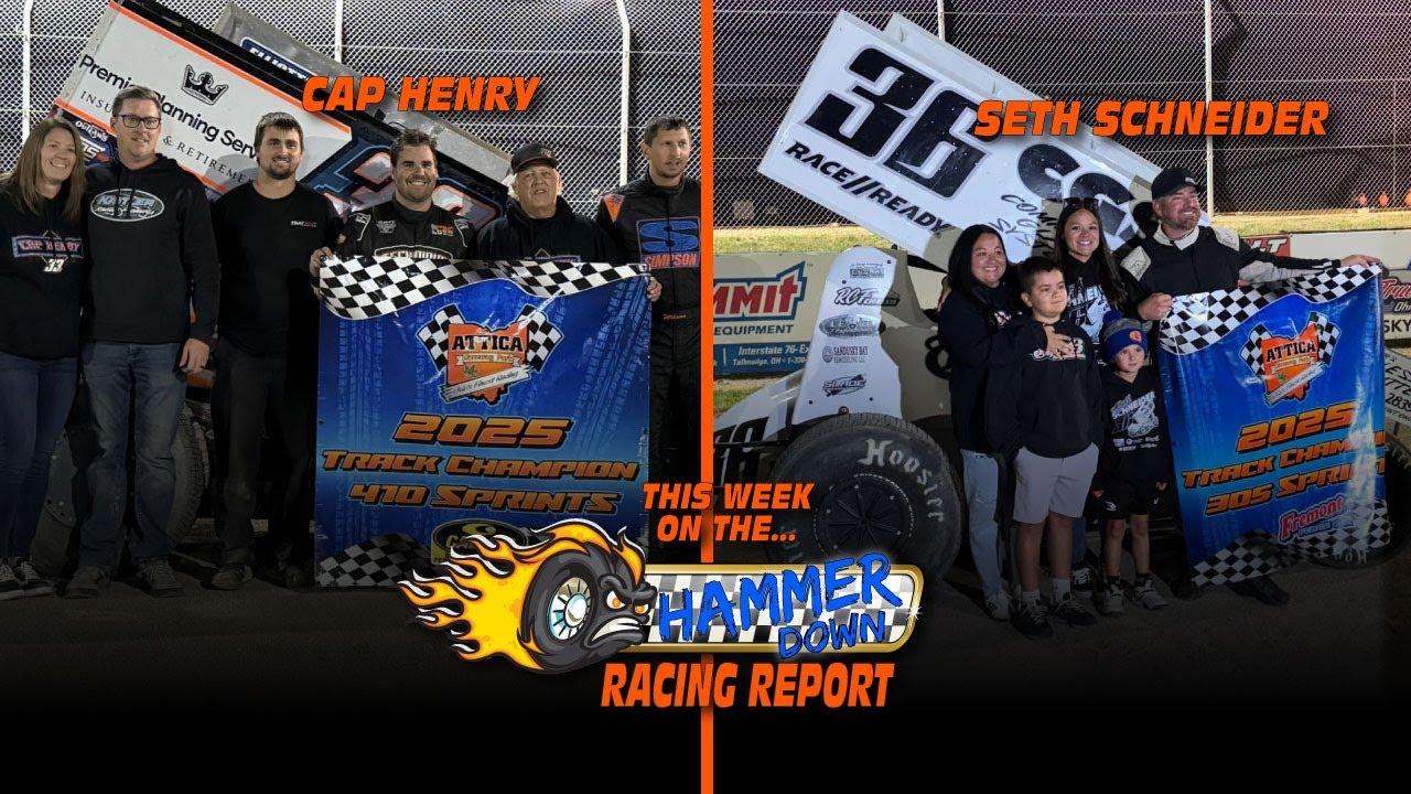 Seth Henry Racing 2025 Attica Champions Cap Henry & Seth Schneider - YouTube