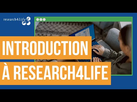 Introduction à Research4Life et ses 150 000 revues et publications scientifiques