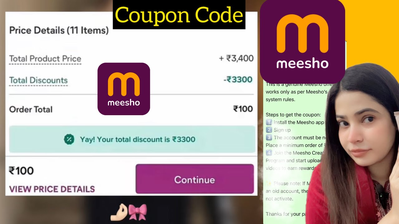 Meesho 3300 coupon code | Meesho coupon code | How to Get 3300 coupon meesho 