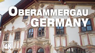 Oberammergau 2022 GERMANY • 4K 60fps ASMR Real Time Virtual Walking Tour