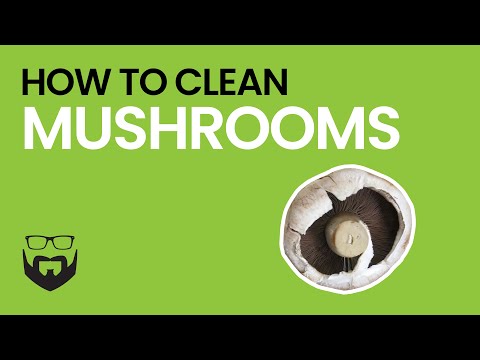 Video: How To Clean Fresh Champignons