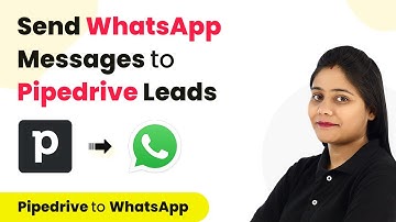 How to Send WhatsApp Messages to New Pipedrive Leads - Pipedrive to WhatsApp