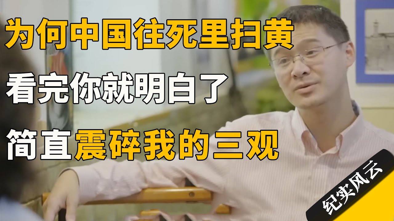 为何中国疯狂扫黄？看完你就明白了，太毁三观了！#许知远 #纪实风云 #纪录片 #罗翔