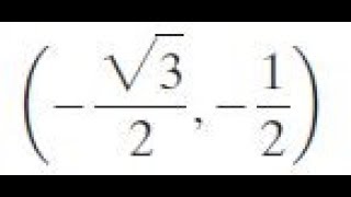 (-sqrt(3)/2, -1/2)