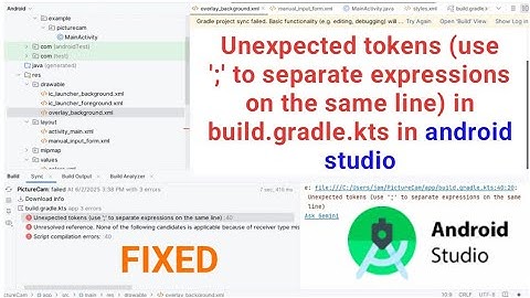 Unexpected tokens (use 