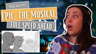 EPIC: The Musical is going FULL SPEED AHEAD | Vocal Coach Reaction (& Analysis) Jennifer Glatzhofer