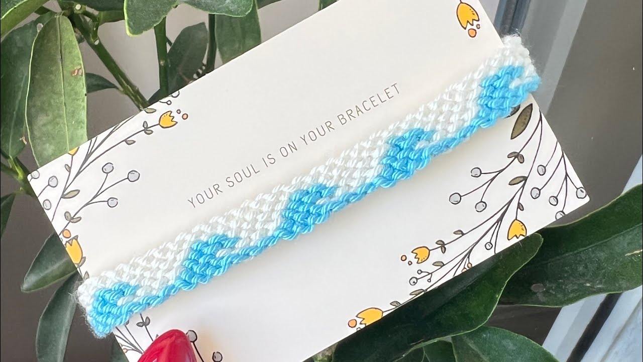 Dalga Bileklik Yapımı / İpten Kolay Bileklik Yapımı / DIY / Arkadaş Bilekliği Yapımı