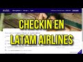 Cómo hacer el checkin en LATAM Airlines desde septiembre del 2021