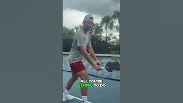 The SECRET to a slice dink! #pickleball #pickleballtips