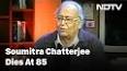 Video for " 	 Soumitra Chatterjee", Indian ACTOR,