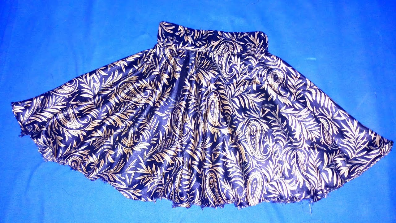 Baby circle skirt cutting and stitching 