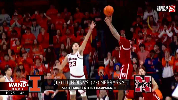 Jamarques Lawrence's buzzer-beater gives No. 23 Nebraska an 83-80 win over No. 13 Illinois
