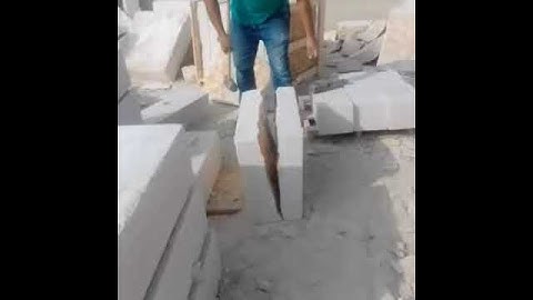 TibaMarble ( how to split Marble tile manual )