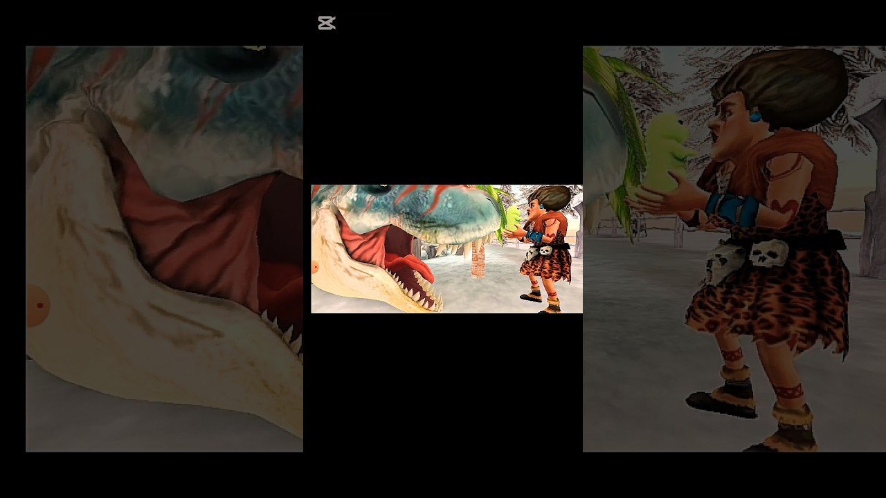 Scary Teacher Stone Age | Dino Dash Level 2 Walkthrough (iOS Android)