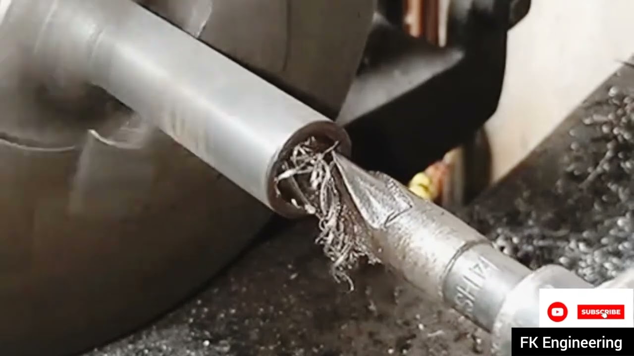 Foundation Pipe Drilling From Lathe Machine for Vespa Bike | Mechanical Engineering | Working