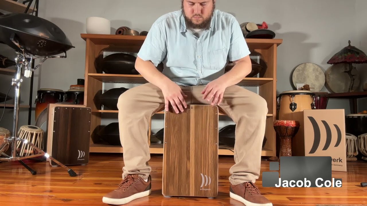 Schlagwerk -Dark Oak SoftTouch 2inOne Cajons -Explorations by Jacob Cole