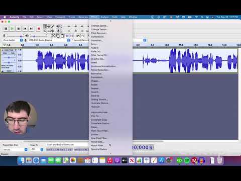 Audacity editing: Using compression and the limit function