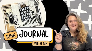 Creating Cohesive & Interactive Art Journal Spreads - Junk Journal January 2024 - Art Prompts