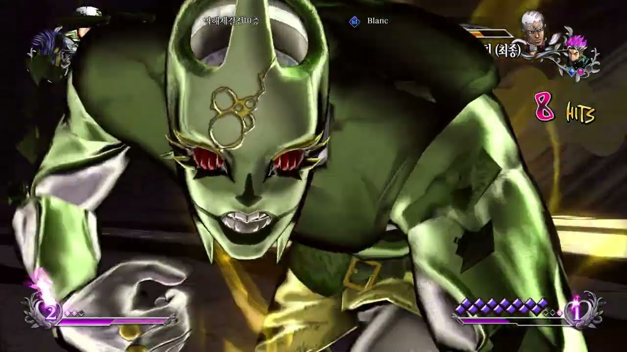 죠죠 ASBR 4부 쿠죠 죠타로 VS 엔리코 푸치(최종)(천국운영)