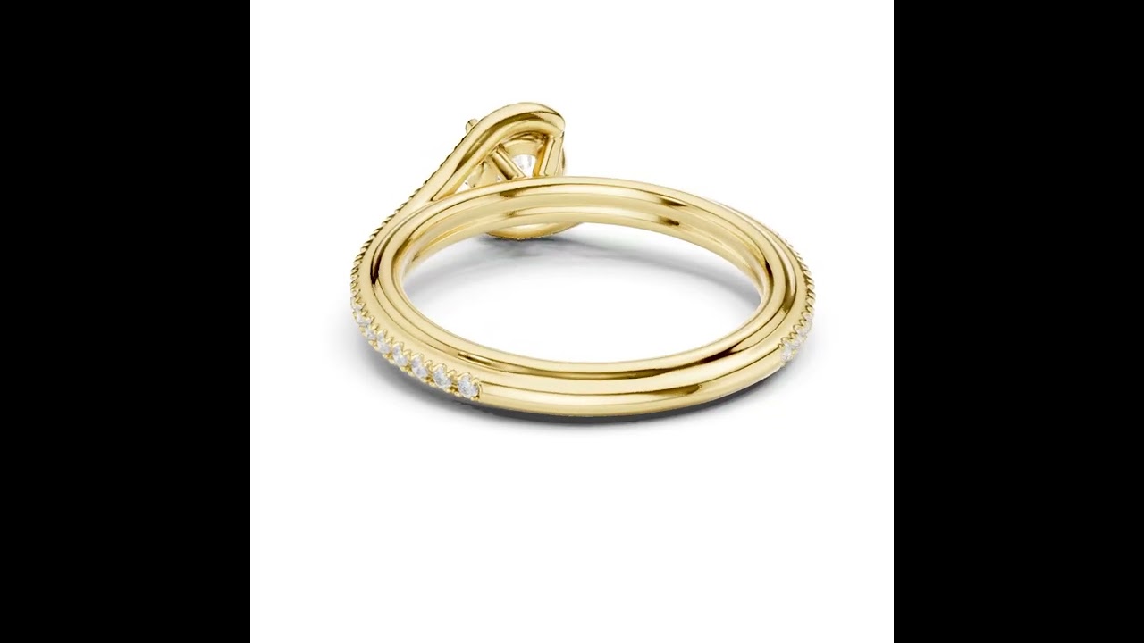 Round Brilliant Bypass Anniversary Ring