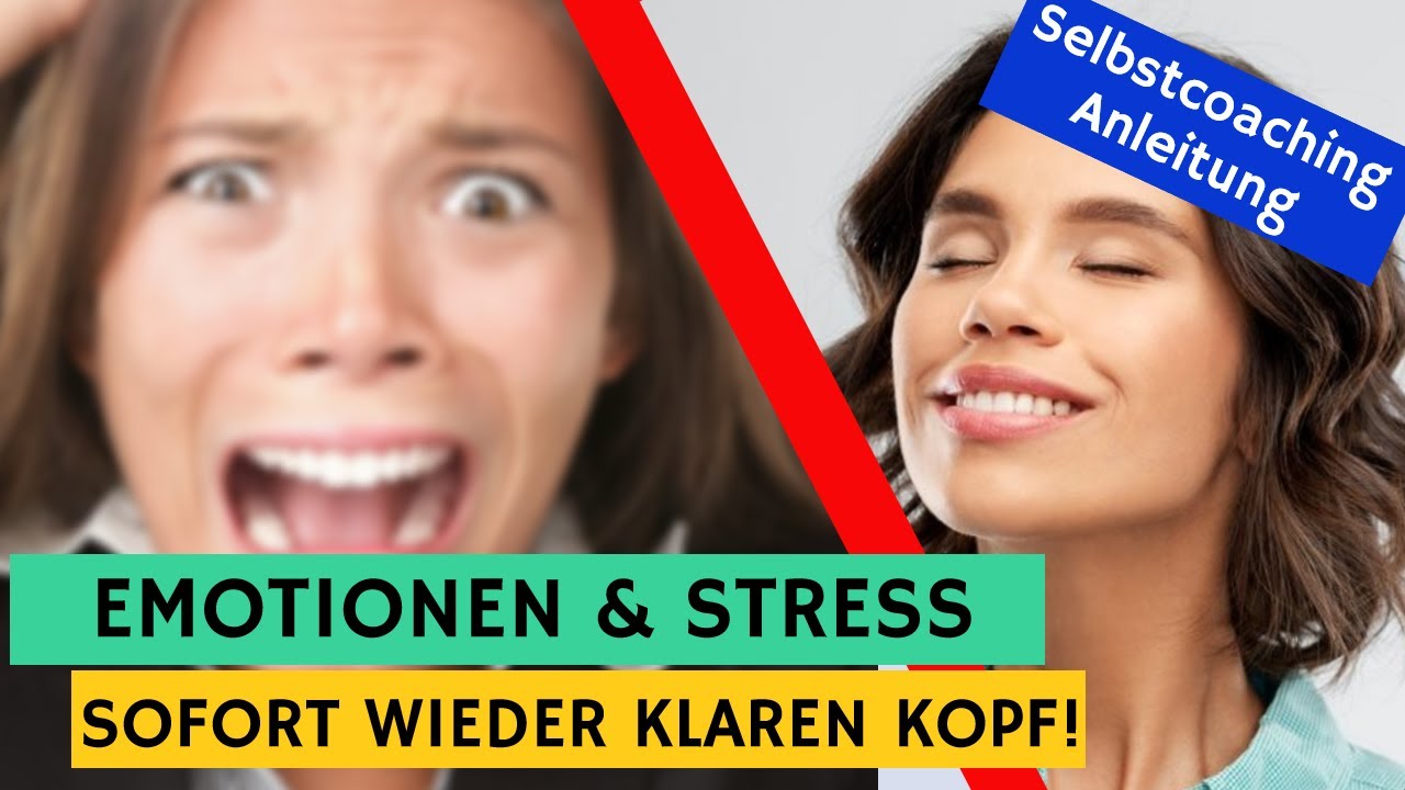 Stress und Emotionen: Klarer Kopf und stressigen Situationen - Profi-Technik - schnell & effektiv