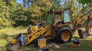 Abandoned Backhoe Hasn't Run for Years  Will it Start?