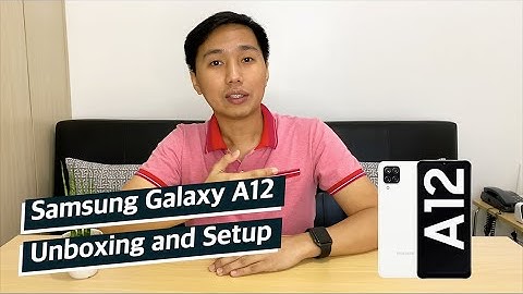 Samsung Galaxy A12 | Unboxing and Setup