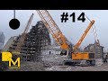 WRECKING BALL DEMOLITION #14 LIEBHERR HS 895 LIEBHERR R960 LONGFRONT SEILBAGGER ABBRUCH BAUSTELLE